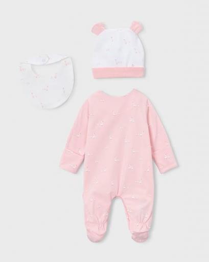 Set regalo pijama largo 3p gorro patitos recién nacida [1]