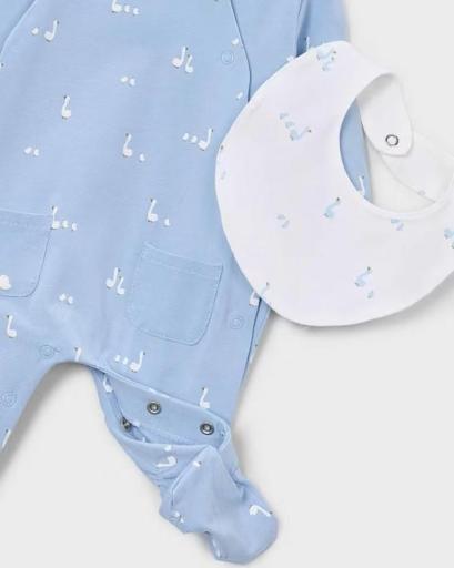 Set regalo pijama largo 3p gorro patitos recién nacido [2]