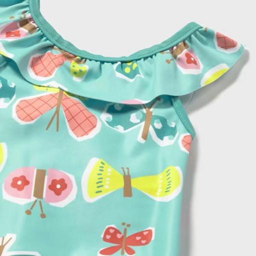 Bañador estampado volantes bebé [2]