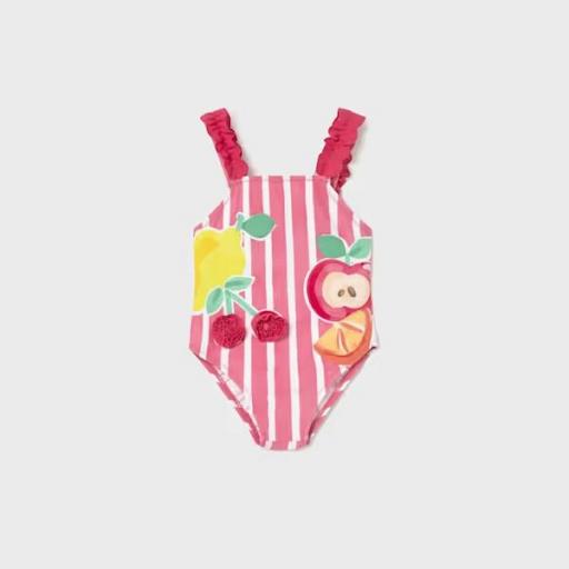 Bañador estampado volantes bebé [1]