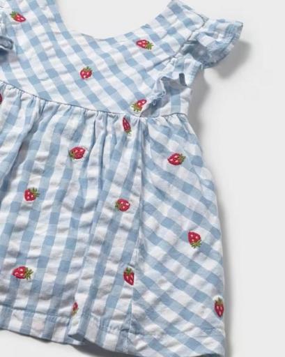 Vestido estampado con braga recién nacida  [3]