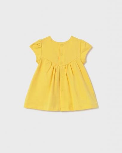 Vestido estampado punto de algodón recién nacida [1]