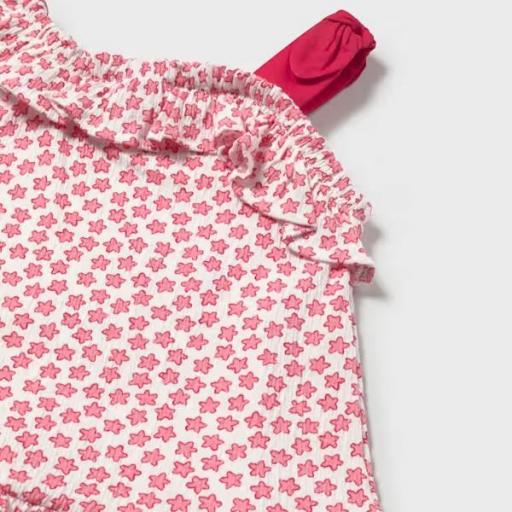 Vestido punto bambula estampado para bebé [2]