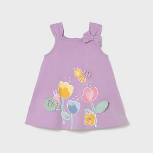 Vestido grafica punto para bebé