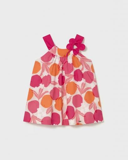 Vestido  estampado flor para bebé [1]