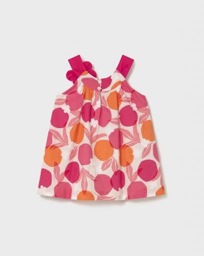 Vestido  estampado flor para bebé [2]