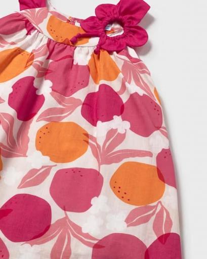 Vestido  estampado flor para bebé [3]