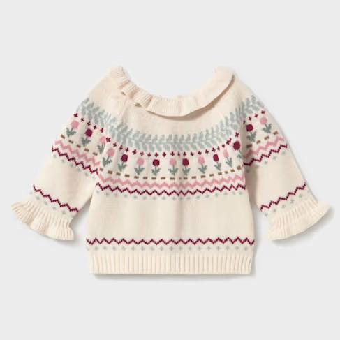Conjunto pantalón punto pana y jersey recién nacida [0]