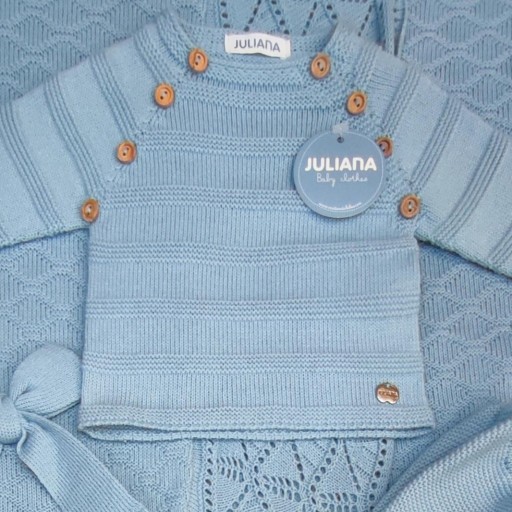Conjunto  3p polainas punto con botones  Juliana [2]