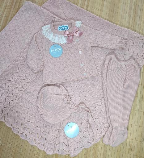 Conjunto Juliana invierno cuello encaje 3p    [0]