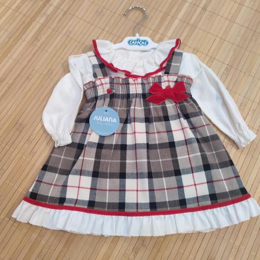 Vestido tirantes cuadros y camisa  [1]