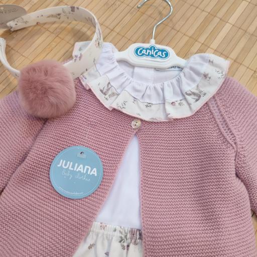 Conjunto rebeca camisa y ranita animalitos  [1]