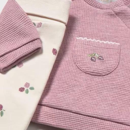 Conjunto polaina y sudadera recién nacida [2]