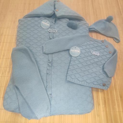 Conjunto invierno rombos 3p pantalón largo punto [1]
