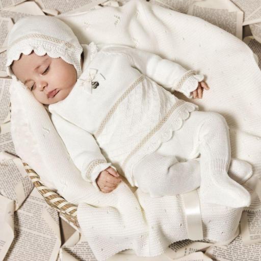 Conjunto 3p unisex rombos bicolor Juliana 