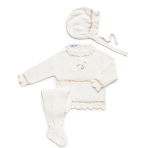 Conjunto 3p unisex rombos bicolor Juliana  [1]