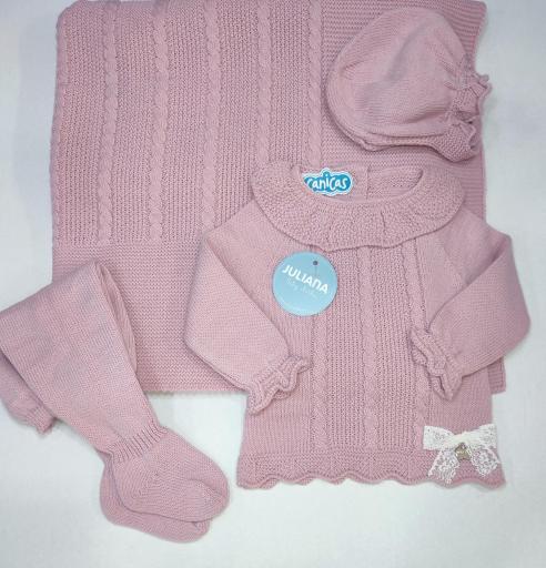 Conjunto polainas 3p punto ochitos Juliana [0]