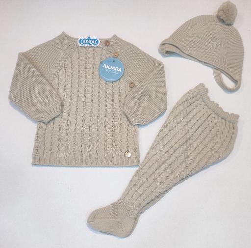 Conjunto polainas 3p punto ochitos Juliana