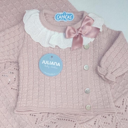 Conjunto polainas 3p cuello encaje y lacito [2]