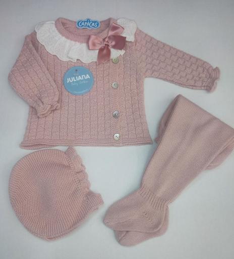 Conjunto polainas 3p cuello encaje y lacito [1]