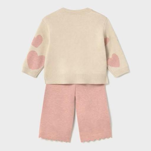 Conjunto pantalón y jersey tricot corazones [2]