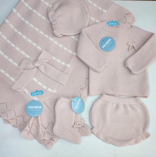 Conjunto ranitas punto recién nacida Juliana  [1]