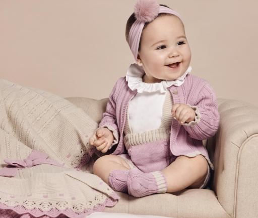 Peto punto con chaqueta y camisa recién nacida Juliana  [0]