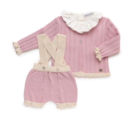 Peto punto con chaqueta y camisa recién nacida Juliana  [1]