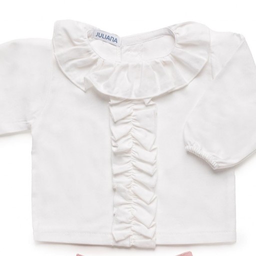 Conjunto de camisa y braga tela florecitas con lazo Juliana  [2]
