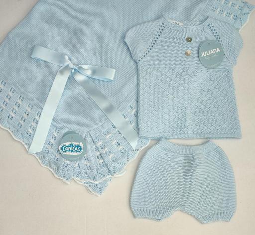 Toquilla verano calada con volante bicolor  [1]