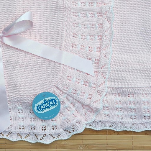 Toquilla verano calada con volante bicolor  [2]