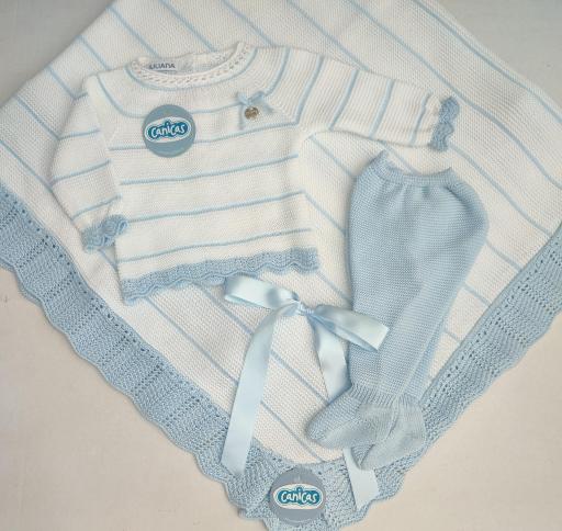 Toquilla verano rayada bicolor [2]