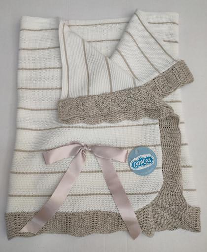 Toquilla verano rayada bicolor