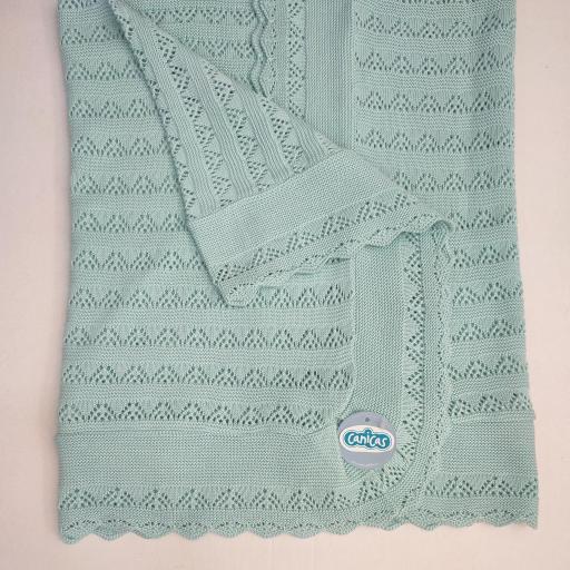 Toquilla verano calada con volante picos [0]