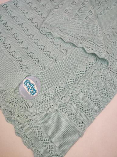 Toquilla verano calada con volante picos [1]