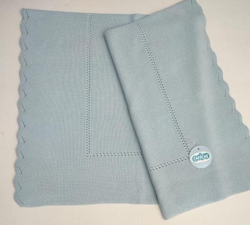 Mantita lineas pasacintas verano cuadrada