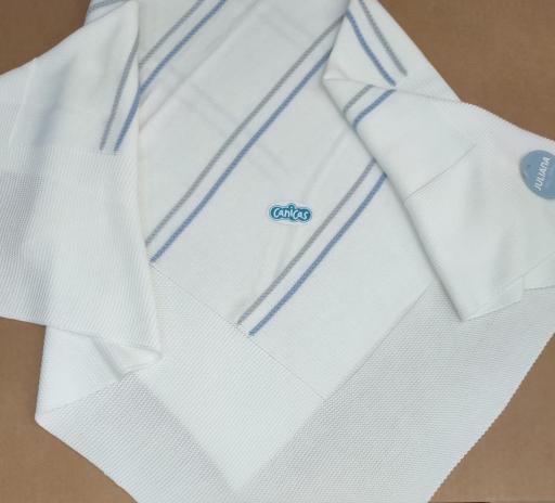 Toquilla verano rayada tricolor