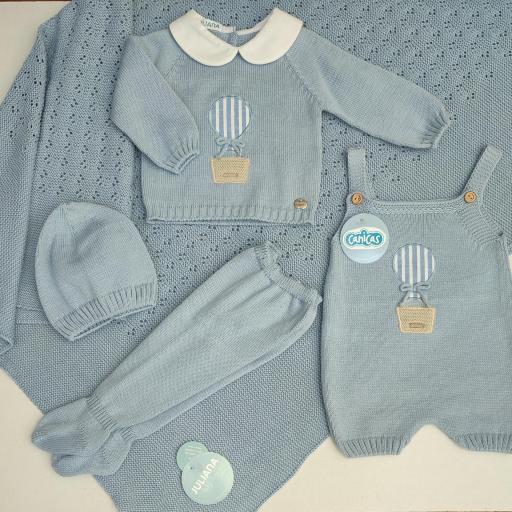 Conjunto polainas de hilo 3p bordado globo [1]