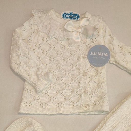 Conjunto bolero calado con encaje y polainas [1]