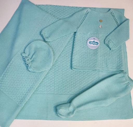 Toquilla verano cuadrada con dibujo rombos  [3]