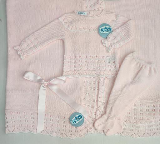 Toquilla verano calada con volante bicolor  [1]