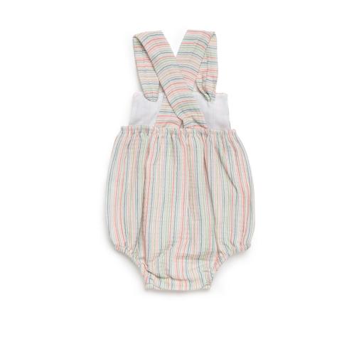 Peto tirantes tela rayada nudos [1]