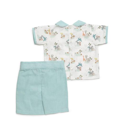 Conjunto camisa safari y pantalón corto [1]