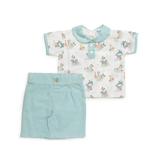 Conjunto camisa safari y pantalón corto [0]