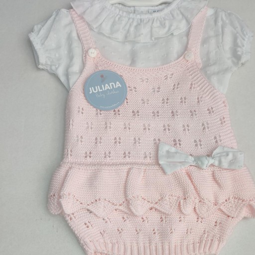 Pelele tirantes volante de hilo con camisa [1]