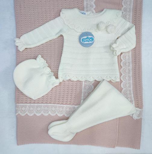 Conjunto polainas 3p cuello punto invierno [1]
