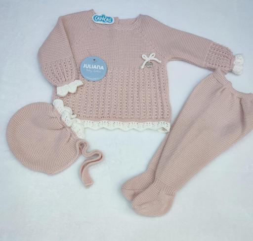 Conjunto polainas 3p recogidos bicolor invierno [2]