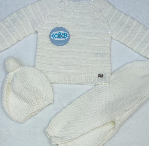 Conjunto  3p punto lineas pantalón largo invierno [1]