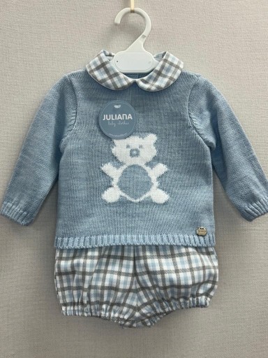 Conjunto pantalón cuadros jersey oso [1]