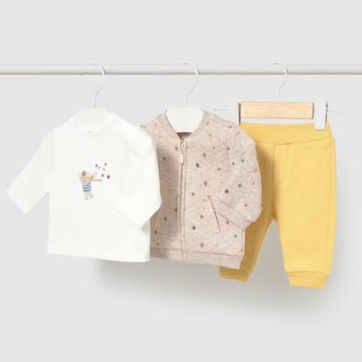 Chándal 3 piezas con camiseta recién nacido [0]